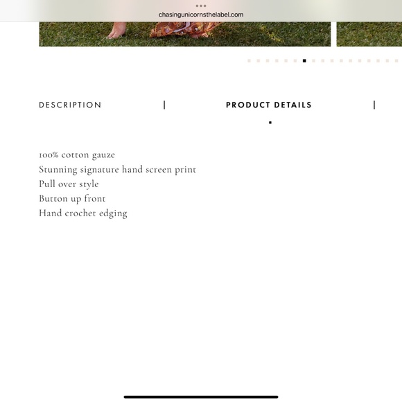 Chasing Unicorns Falling Leaves Small NWT - Picture 4 of 9